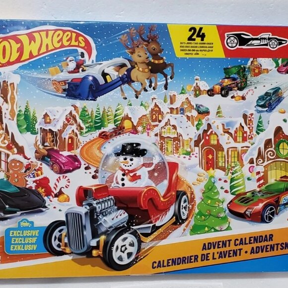 Hot Wheels 2025 Advent Calendar with 10 Toy Vehicles in 164 Scale & 24 Accessori - Picture 10 of 10